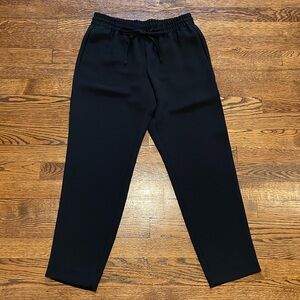 Talbots Eastport Casual Black Drawstring Pants